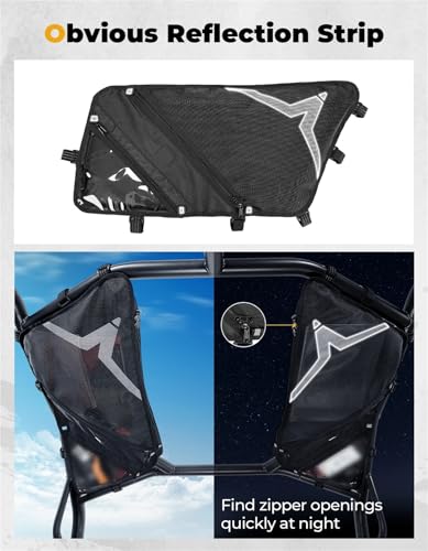 Sacs rangement toit transparents UTV pour ZForce 1000 anti-encombrement cabine - 2
