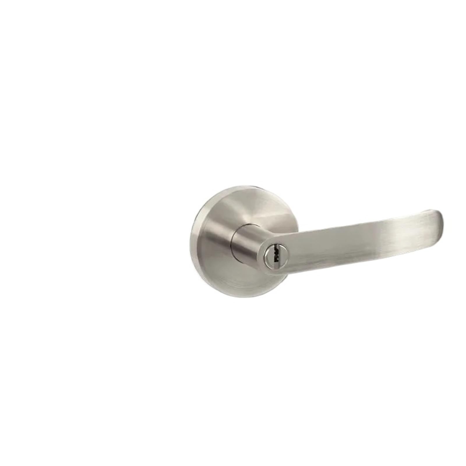 Sjloynwq Ivory Household Door Lock Handle Zinc Alloy Three-Pole(Ivory)