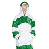 Celtic FC Officially Licensed Oversized Sherpa Fleece Hoodie – Ultra-Soft, Cozy Wearable for Kids and Boys - Image 3