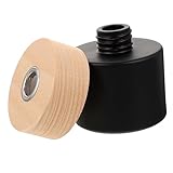 Diffuseur d'huiles essentielles pour voiture : goulot de lisse, sensation ronde et délicate, mettant en valeur les détails. fond plat en verre épais, stable et plus texturé.
