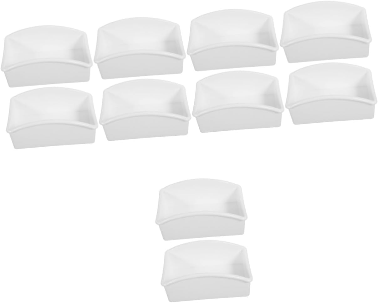 PRETYZOOM 10pcs Acrylic Tea Bag Organizer Storage for Instant Coffee Multi-Function Tea Packet Box for Office and Kitchen Counter Elegant Design for Sweetener and Sugar Packets