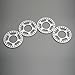 RCLIONS Aluminum RC Beadlock Wheel Rim Replacement Ring for 1:10 Crawler RC Car 1.9