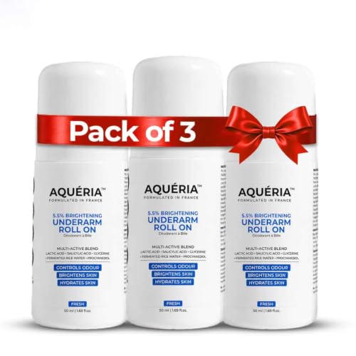 Aqueria 5.5% Brightening Roll-On 3 Pack 50ml - Image 2