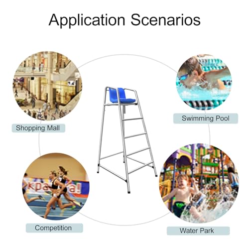 Silla de salvavidas para piscina de acero inoxidable 304 miniatura 5