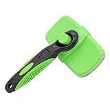  Moligin Cepillo De Perro Caniche Mascotas Furminator Peine Galgo Preparación del Gato Cepillo De Pelo De Autolimpieza Impermeable Cepillo para Arrojar Corto El Pelo Verde