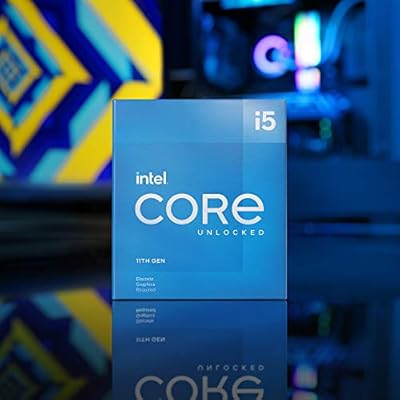 Intel CoreTM i5-11600KF Desktop Processor 6 Cores up to 4.9 GHz Unlocked LGA1200 (Intel 500 Series & Select 400 Series Chipset) 125W
