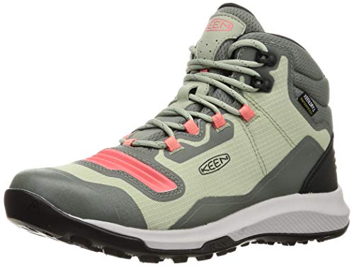 [KEEN] トレッキングシューズ TEMPO FLEX MID WP テンポ フレックス ミッド ウォータープルーフ 防水 耐滑 クッション 通気 歩きやすい 登山 ハイキング レディース