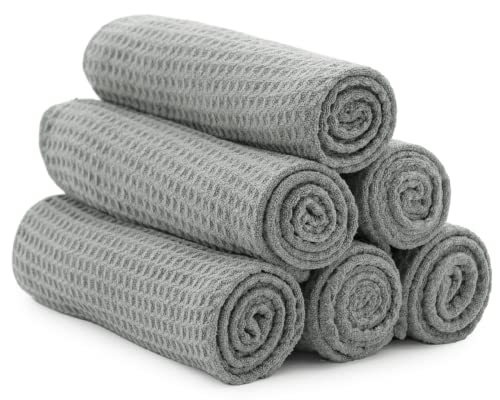 S&T INC. Microfiber Gym Towels, Yoga Towel for Home and Gym Bag, 16 Inch x 27 Inch, 6 Pack