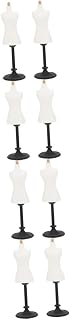 COHEALI 8 Pçs Mini Suporte De Manequim Mini Brinquedos Para Meninas Mini Vestido Formal Brinquedos Infantis Para Meninas Cabides De Boneca Armário De Boneca Para Bonecas De 18 Polegadas