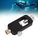 Yuecoom Diving Tank Refill Adapter, Scuba Adapter Aluminium Alloy Diving Oxygen Cylinder Refill Adapter Black Anti Rust Diving Equipment for Underwater Sports