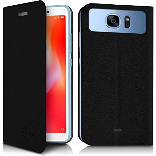 Etui à Rabat Couleur Noir (Ref.3-A) pour Smartphone Logicom L-egant One-R
