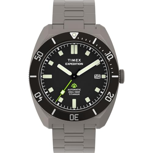 Image of TIMEX Expedition Tonneau 41mm Black Dial Mechanical Automatic Men Watch - TW2Y63800UJ