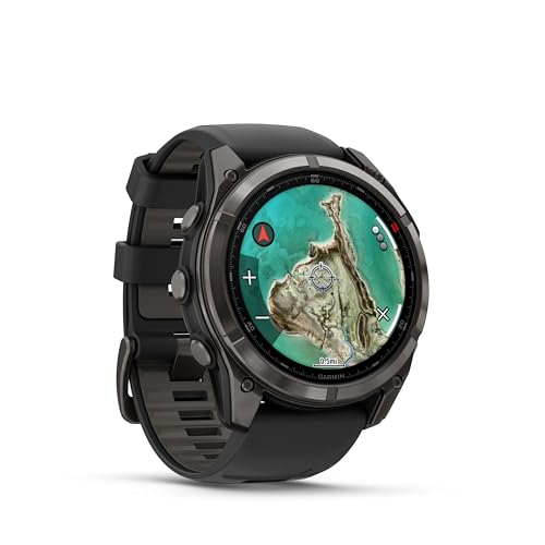 Image of Garmin fēnix 8 Pro, 51mm MicroLED, Sapphire DLC Titanium Black /Pebble Gray