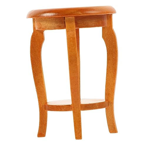 VICASKY Miniatur Holzstuhl Für Puppenhaus Kleine Möbel Für Projekte Puppenzubehör Und Miniaturlandschaften Für Sammler Und Geschenkideen