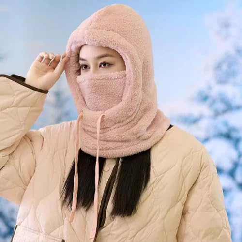 Rkwins Womens Winter Hats 3 in 1 Fleece Balaclava Hat with Scarf and Mask - image 6