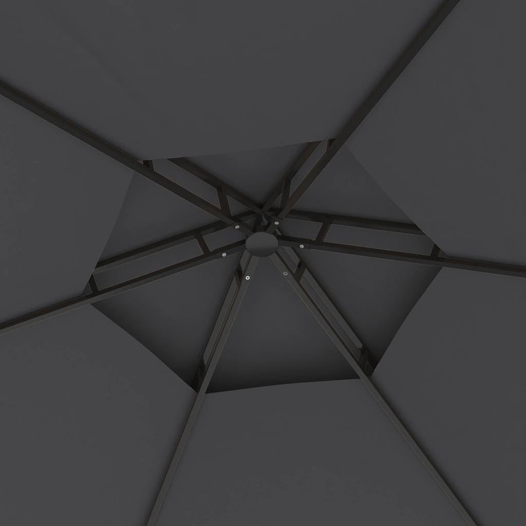 Belvédère avec Parois 3,1x2,7 m Anthracite