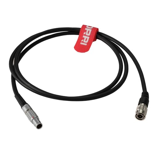 Câble Hirose 4 broches mâle anti-panne pour alimenter Teradek Bolt et caméra Sony F55