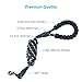 WePet 5 FT Strong Dog Leash with Comfortable Foam Handle and Highly Reflective Threads with Metal Clasp and Rubber Enhanced Joint Dog Leashes for Medium and Large Dogs Black