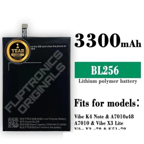 Image of BL256 Battery for Lenovo Vibe K4 Note / X3 Lite K51c78 / A7010A48 Battrey with 1 Year Warranty*** (Z194)
