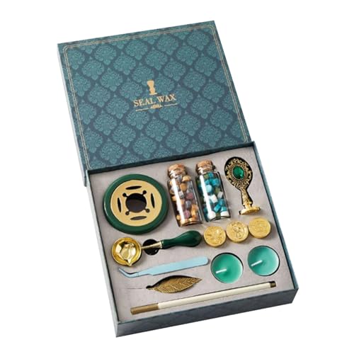 Kit de fabrication de tampons de cire complet avec cuillère chauffante