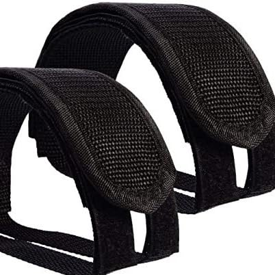 1 Pairs Bike Pedal Straps, Black Bicycle Feet Straps Cycling Adhesive Pedal Toe Clip Strap Belt,Pedal Straps, for Fixed Gear Bike, Bicycle Pedal Straps.