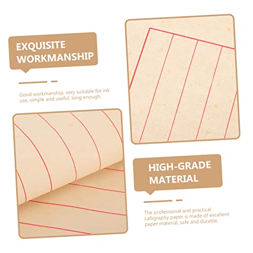 jojofuny 200 Folhas Papel De Arroz Papel De Carta Para Caligrafia Papel Para Caligrafia Papel De Cal