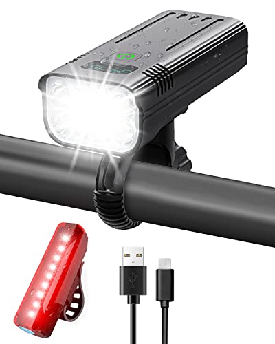 USB ricaricabile luce LED bici 1500 Lumen luce anteriore per bicicletta faro bic