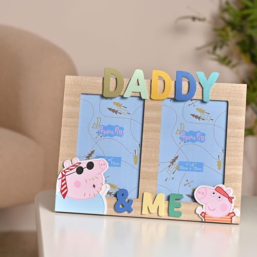 Cadre photo Peppa Pig Daddy & Me Widdop décoration chambre bébé