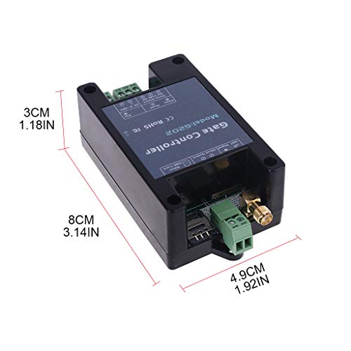 Preisvergleich Produktbild DENGHENG GSM-Toröffner, GSM-Fernschalter, G202 GSM-Toröffner-Relaisschalter Fernbedienungszugriffskontrolle Kostenloser Anruf (RTU5024)