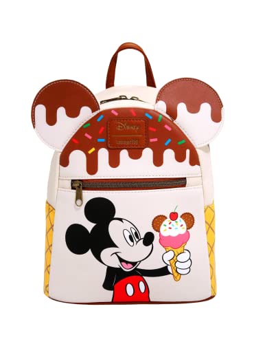 Loungefly Disney Mickey Mouse Ice Cream Mini Backpack MULTI NONE
