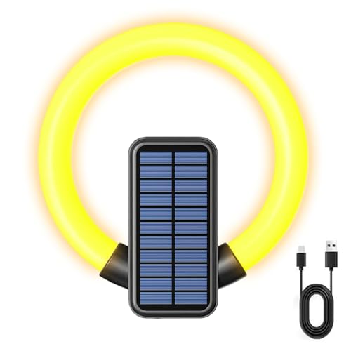 Generico Luci Da Esterno - Lampada LED Con 3 Modalità Di Illuminazione - Luce Decorativa per Villa con Ricarica Type-C - Per Casa Garage Portico Patio Terrazza Prato Giardino Piscina