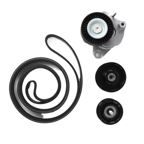 Compatible Con Benz Para C350 2006-2011 Para CL550 2007-2010 Para CLK350 2006-2009 Kit Polea Tensora Correa Gates 1 Unidad A2722000270 Correa distribución motor