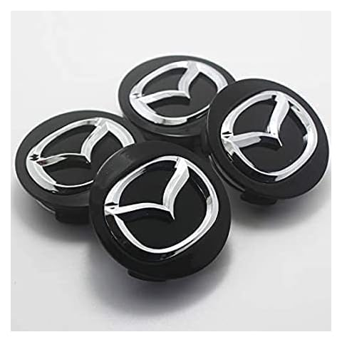 PREWIZ 4pcs Mazda Wheel Centre Caps Cover