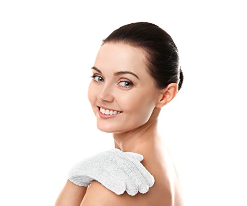 Linda Exfoliating Bath Gloves, Pack of 4 - Image 3