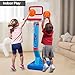 Toddler Basketball Hoop Indoor Mini Adjustable Basketball Goal with Ball Pump Outdoor Toys Backyard Game Outside Pool Basketball Toys for 1 2 3 4 Year Old Boy Girl Kid Toy Age 2-4 4-8 Birthday Gift