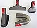 Price comparison product image Dyson 96776801 quick release V7 V8 handheld tool kit  mattress tool, extension hose, stiff bristle brush, soft dusting brush