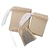 Produktbild OUNONA 200tlg. Teebeutel feine Teefilter Einweg Teabag für lose Blatt Tee ( 70mm X 90mm und 55mm X 70mm)