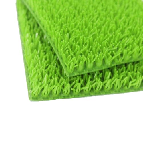 Image of YALISH Polyvinyl PVC Spike Entrance Door Mats for Home, Offices, Hotel Rooms Artificial Grass Turf Mat, Multiple, Textured Surface, Indoor Outdoor Use (Green - 2 X 1.5 FT / 60 X 45 CM)