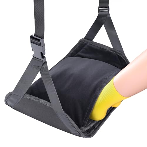 Warm-Airplane-Foot-Hammock-Foldable-Bamboo-Base-Foot-Hammock-for-Plane-Travel-with-Warm-Cover-Portable-Desk-Foot-Rest-Airplane-Travel-Essentials Warm Airplane Foot Hammock, Foldable Bamboo Base Foot Hammock for Plane Travel with Warm Cover, Portable Desk Foot Rest, Airplane Travel Essentials - Image 1