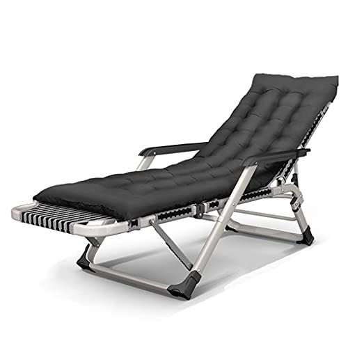 Chaise zero gravity pliante en acier et textoline super large 65 cm - 2