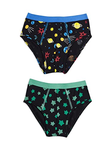 Image of XY Life Astro Modal Briefs for Boys, Relaxed Fit, Printed