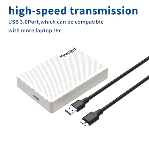 Image of 1TB Ultra Slim Portable External Hard Drive USB3.0 HDD Storage for Xbox One X /S, Xbox 360, PS4, PC, Desktop, Laptop, MacBook, Chromebook