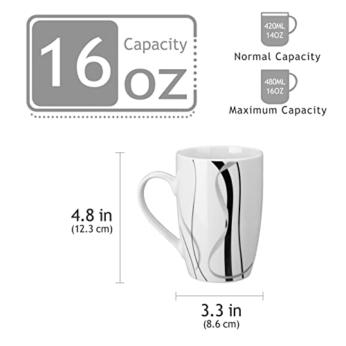 VEWEET-Coffee-Mugs-Set-of-6-16-OZ-Large-Coffee-Cups-Set-White-Mug-Sets-Ceramic-Mugs-Set-with-Big-Handle-Microwave-Dishwasher-Safe-Series-Fiona