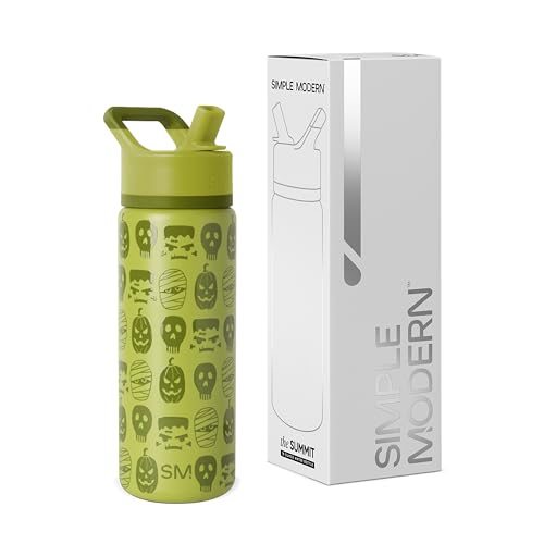 Simple Modern Halloween Kids Water Bottle | 14oz | Monster