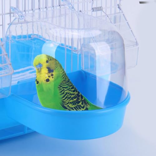 Bañeras para pájaros resistentes de PVC y accesorios de ducha para loros 6