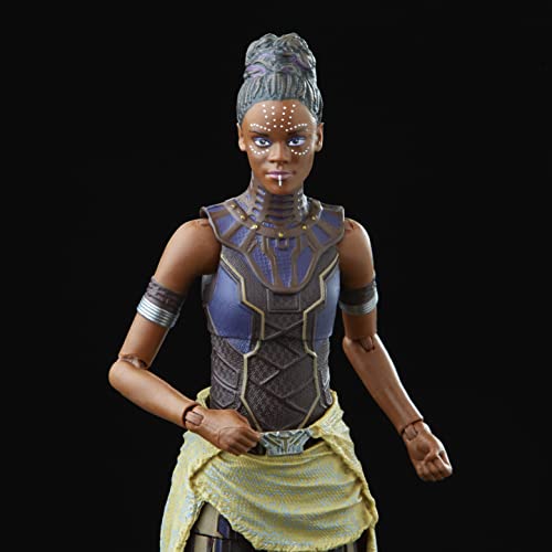 Image of Marvel Legends Series Black Panther Legacy Collection Shuri 6-inch Action Figure Collectible Toy, 2 Accessories | Marvel Legends Black Panther 6 Inch Action Figure Legacy - Shuri