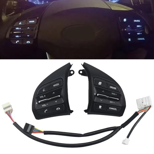 Volant commande bouton compatible avec Elantra commutateur vitesse multifonction - 5