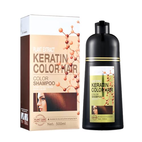 Champú Tinte Pelo, Black Hair Dye Shampoo, Champú Color Tinte Pelo Barba Champu Canas Instantáneo, Champu Tinte Canas Mujer Hombre, Tinte Pelo Instantáneo Cubre Canas En Minutos