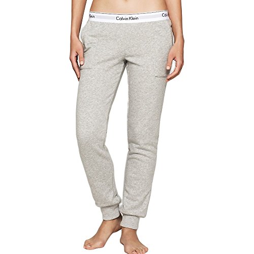 Calvin Klein Damen Jogginghose Bottom Pant Jogger Stretch, Grau (Grey...