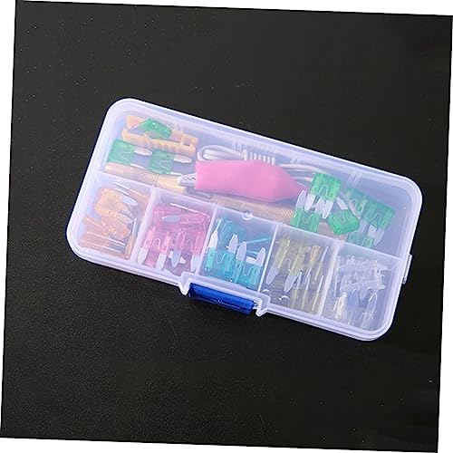 Kit probador de fusibles para automóvil, 60 piezas, 5-30 A, tipo de inserción con carcasa de zinc y plástico miniatura 5